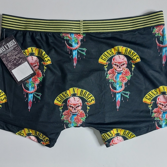 GUNS N ROSES Mens Wide Boxer Shorts Underwear Official Licensed L - Picture 2 of 3